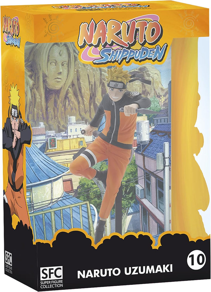 ABYSTYLE Studio Naruto Uzumaki SFC Figure010 Collection 16,5 cm gross Sammelfigur mit 2 Kunais Anime