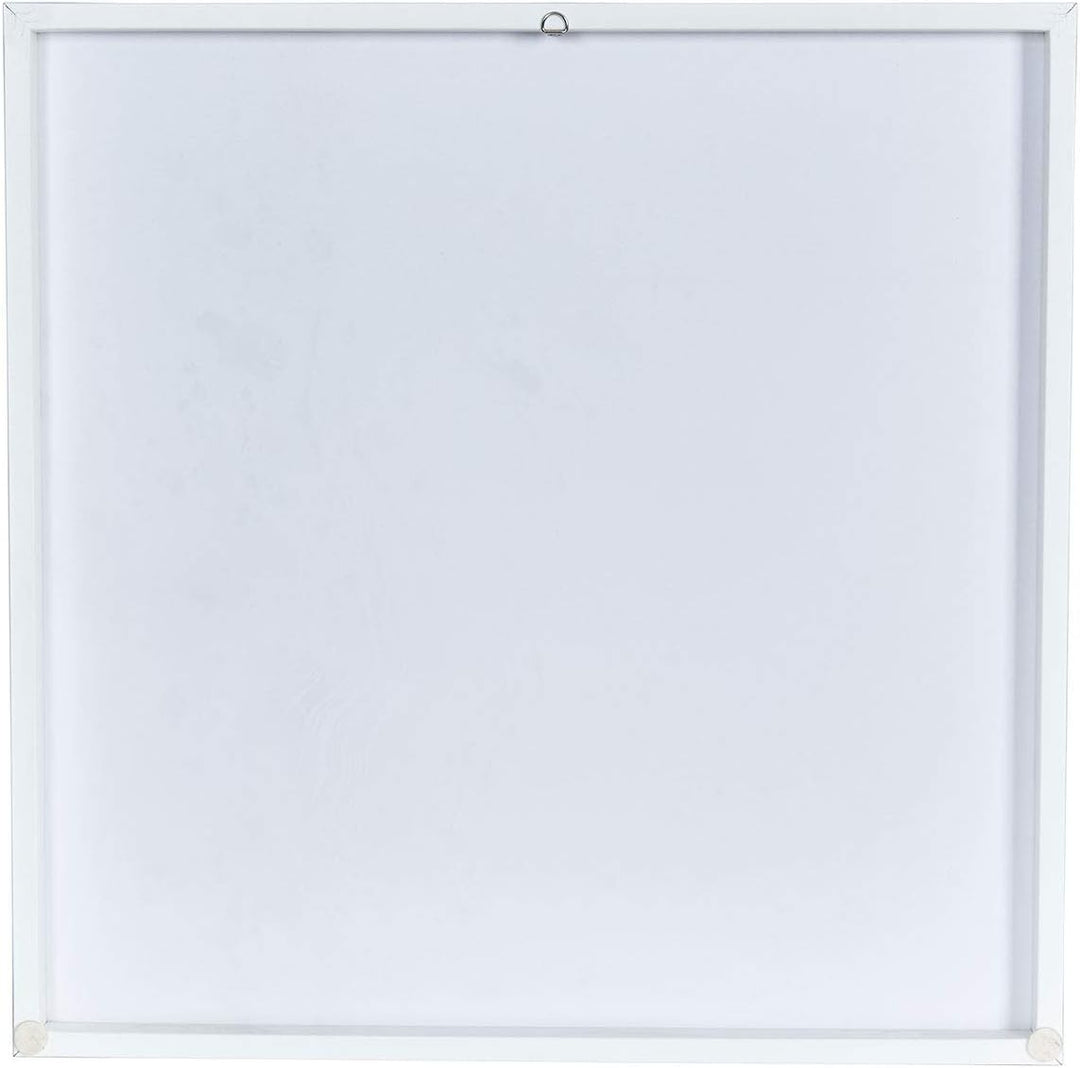 levandeo Wandbild 50x50cm PVC Rahmen Weiss Küche Kräuter Küchendeko Wanddeko Bild Deko