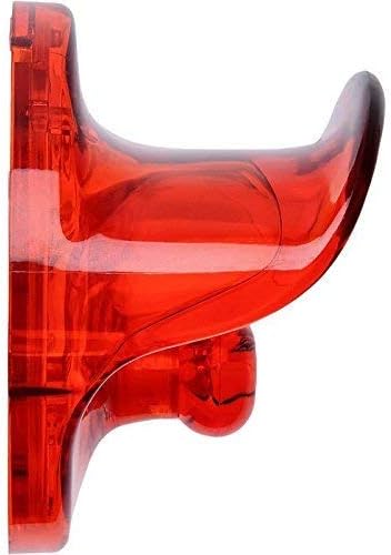 Kartell Gancio, Kleiderbügel, Orange rot, Transparent Rosso, Rosso