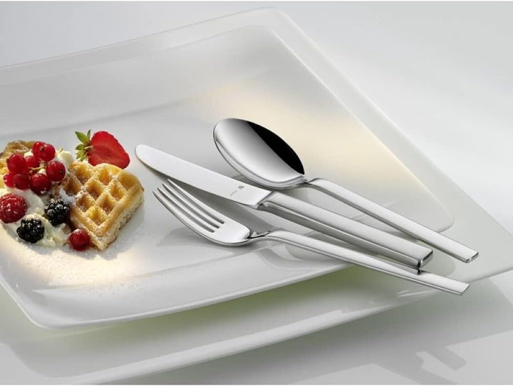 WMF Lyric Plus Suppenkelle 23,5 cm, Saucenlöffel, Schöpflöffel Cromargan protect Edelstahl teilmatti