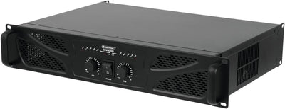 Omnitronic XPA-1000 Endstufe | Stereo-PA-Verstärker mit Limiter, 2 x 500 W / 4 Ohm, 2 x 375 W / 8 Oh