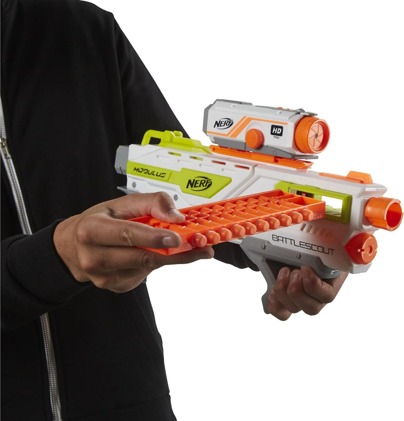 NERF N-Strike Modulus BattleScout ICS-10 Frustfreie Verpackung, Frustfreie Verpackung