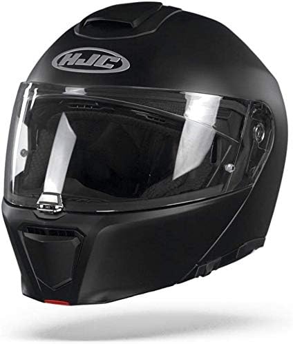 HJC 14707008 Motorradhelm Herren, Schwarz/Orange, Grösse M M Schwarz/Orange, M Schwarz/Orange