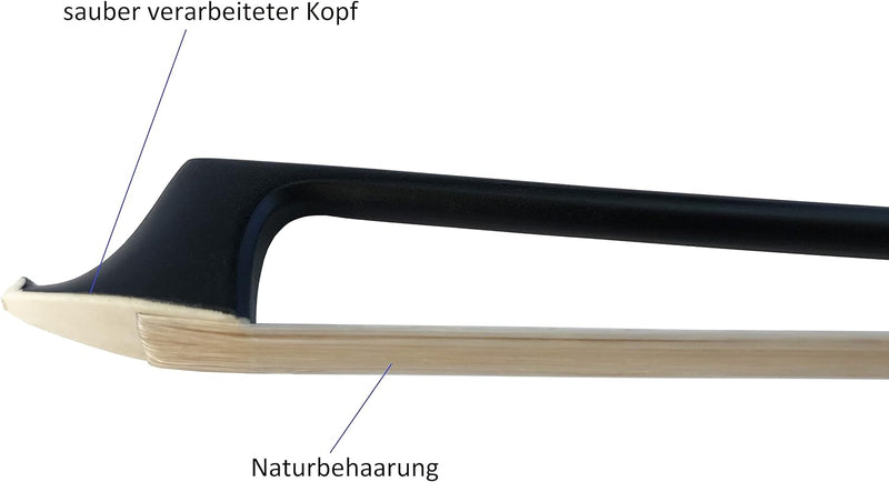 Violinbogen Geigenbogen Carbon Bogen Violine Geige 3/4