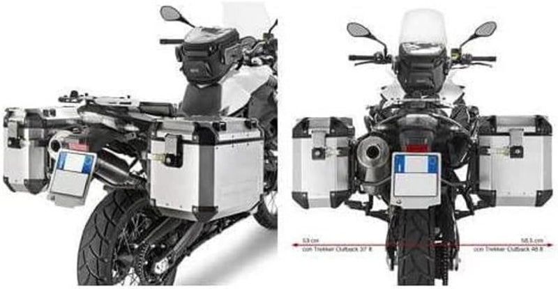 Trekker Outback Motorrad Kofferträger CAMpassend für BMW F 650 700 800 GS(2008)