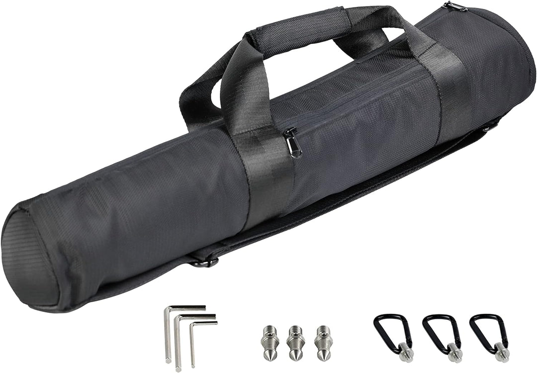 TINKTEEK Pyramid Carbon Kamera Stativ mit Panorama Kugelkopf ohne Mittelsäule 147cm 2kg Tragkraft 20