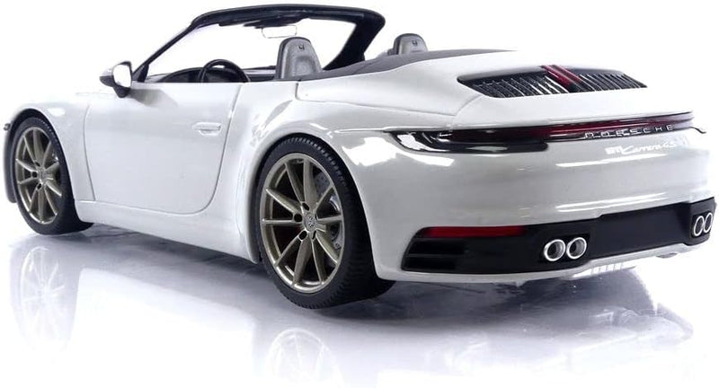 Minichamps 155067335 1:18 Porsche 911 Carrera 4S Cabriolet-2019-Grey Collectible Miniature Car, Grey