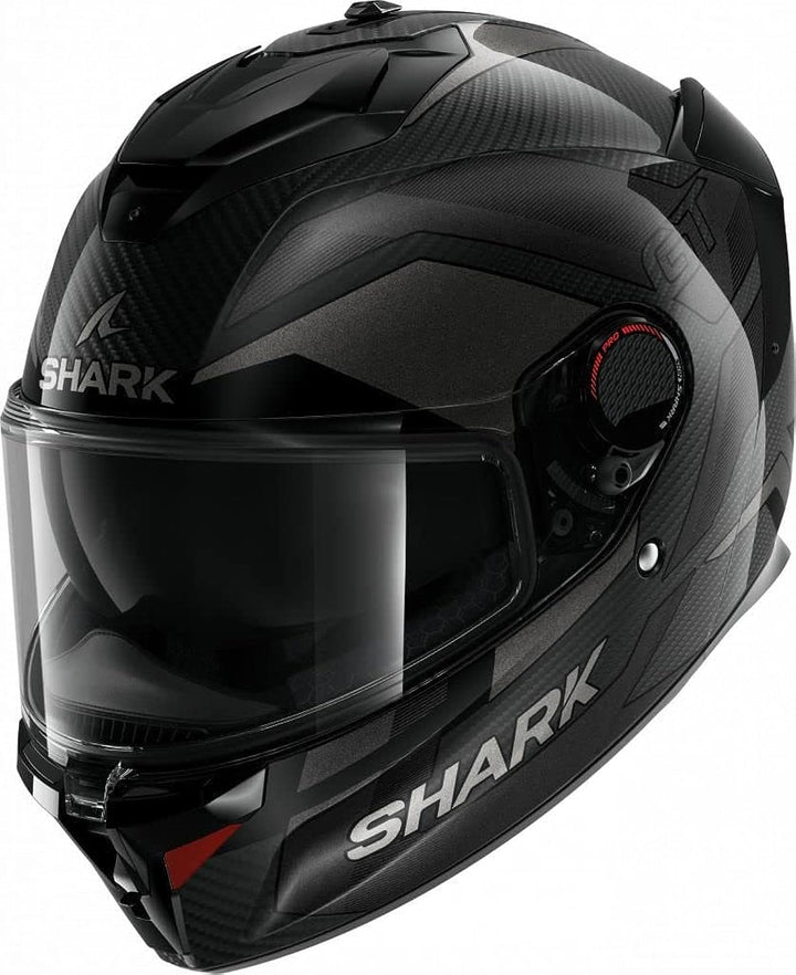 Shark Spartan GT Pro Ritmo Carbon Carbon Anthracite Chrom DAU Full Face Helmet, L
