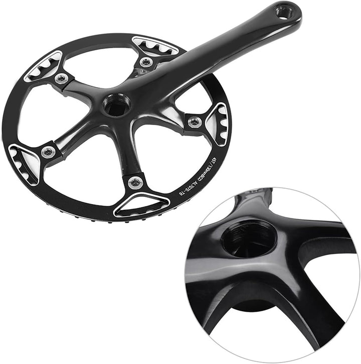 Dioche Speed Kurbelgarnitur, Fahrrad Kurbelgarnitur 170mm Fahrrad Kettenblatt Kettenblatt 45T 47T Sc