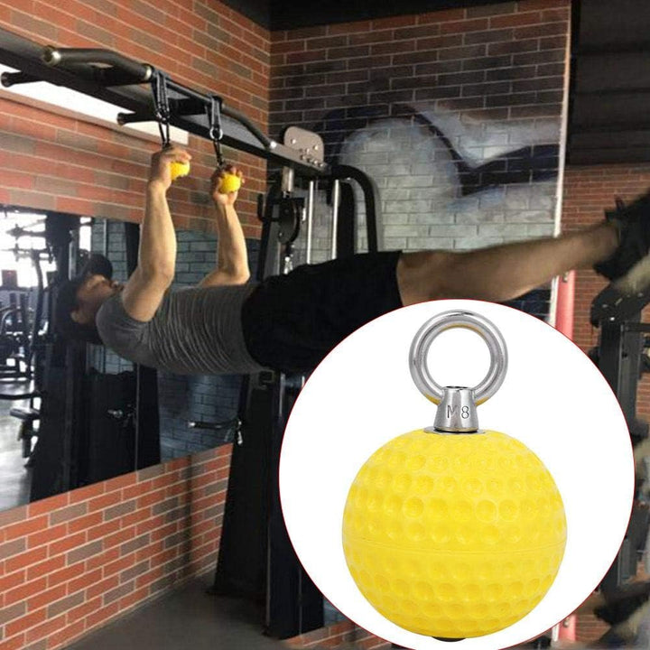 Klettern Pull Up Ball Haltegriffe mit Riemen,Halten Griffe Trainer für Finger,Unterarm,Bizeps,Rücken
