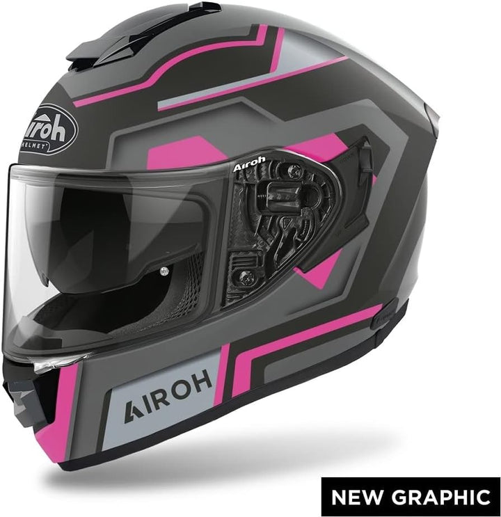 Airoh Helmet St501 Square Pink Matt