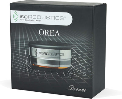 IsoAcoustics Orea-Serie mit Isolatoren für HiFi-Komponenten OREA Bronze – 3,6 kg max./Stück Bronze -