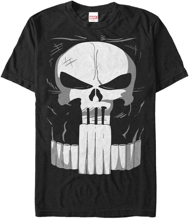Marvel Unisex Defenders Punisher Costume Organic Short Sleeve T-shirt L Schwarz, L Schwarz