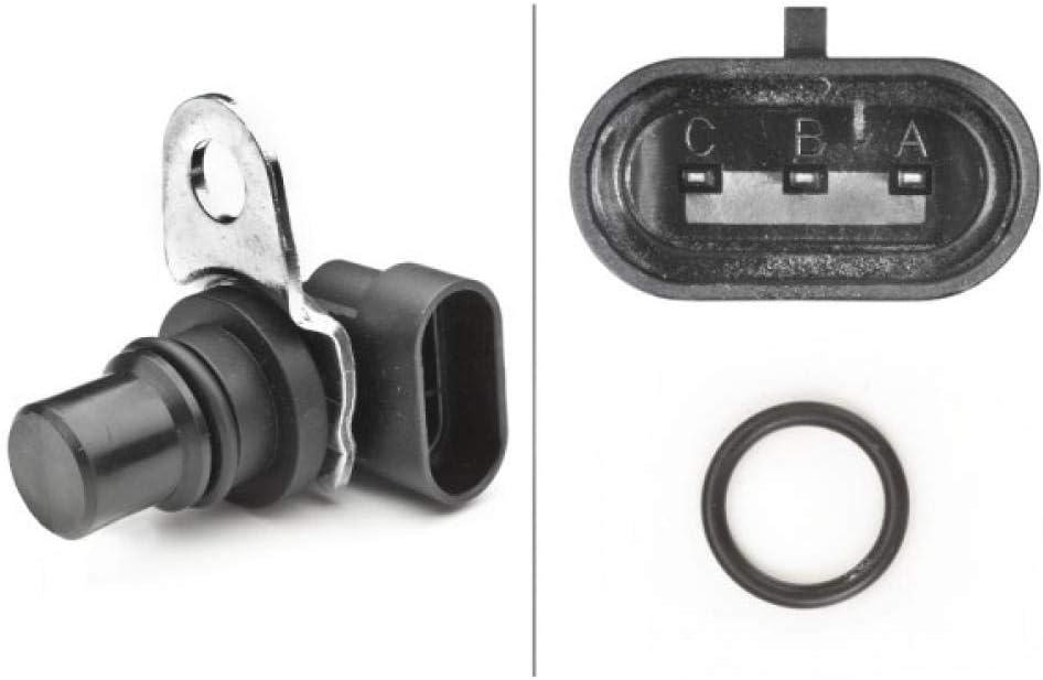 HELLA 6PU 009 121-841 Sensor, Nockenwellenposition - 12V - mit Dichtung