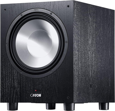 Canton Sub 12.3 Aktiver Subwoofer - Schwarz, Schwarz