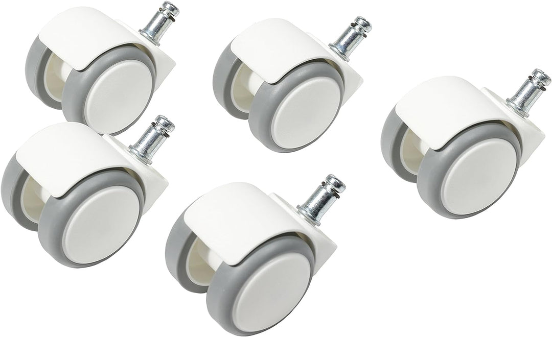 Topstar Hartbodenrollen, (Set 5 Rollen), passend für Topstar S'Neaker, Rollendurchmesser 50mm, Stift