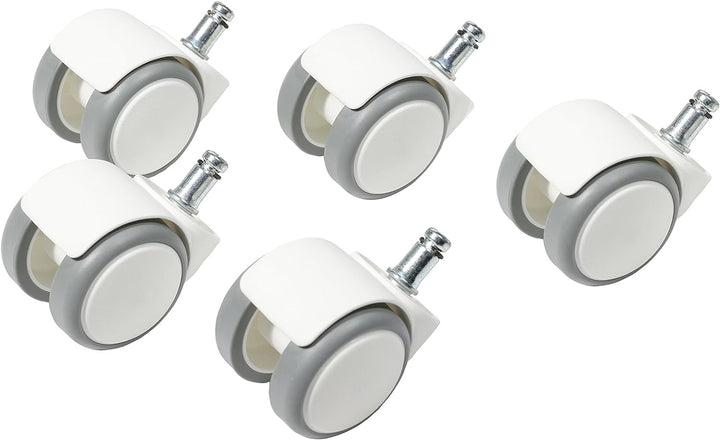 Topstar Hartbodenrollen, (Set 5 Rollen), passend für Topstar S'Neaker, Rollendurchmesser 50mm, Stift