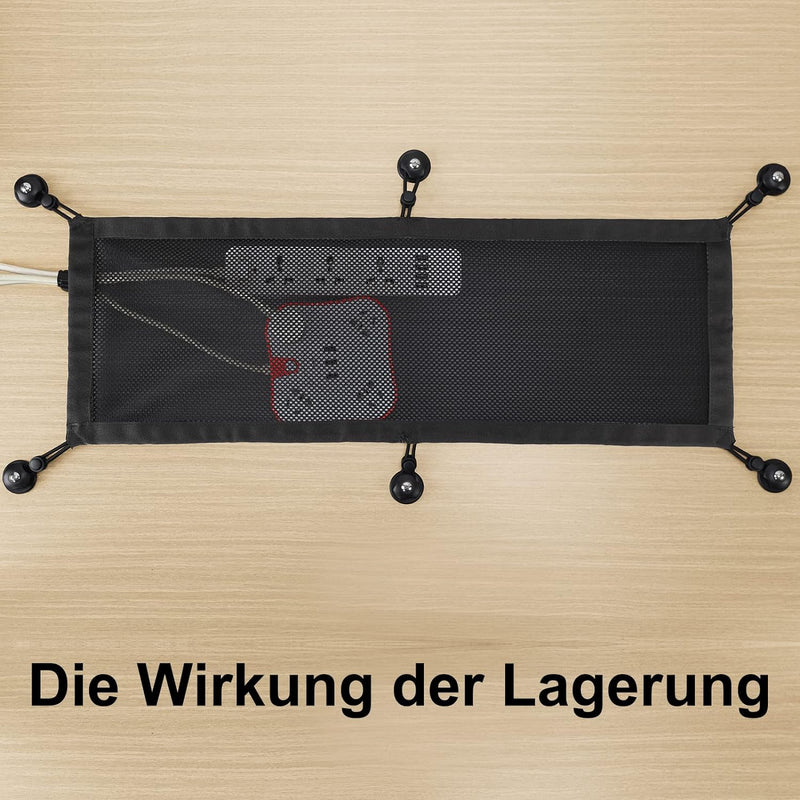 Schreibtisch Netz für Kabel - Kabelnetz Schreibtisch für Kabelmanagement - Flexible Kabelkanal - PC