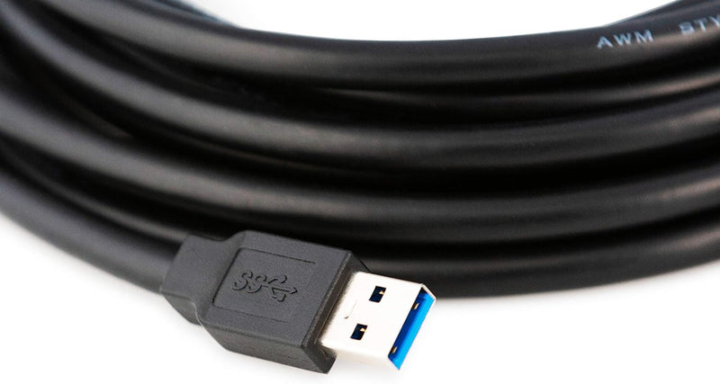 MutecPower 10m USB 3.0 Aktiv Kabel männlich zu weiblich - Kabel mit 2 Verlängerung Chipsatz - Repeat