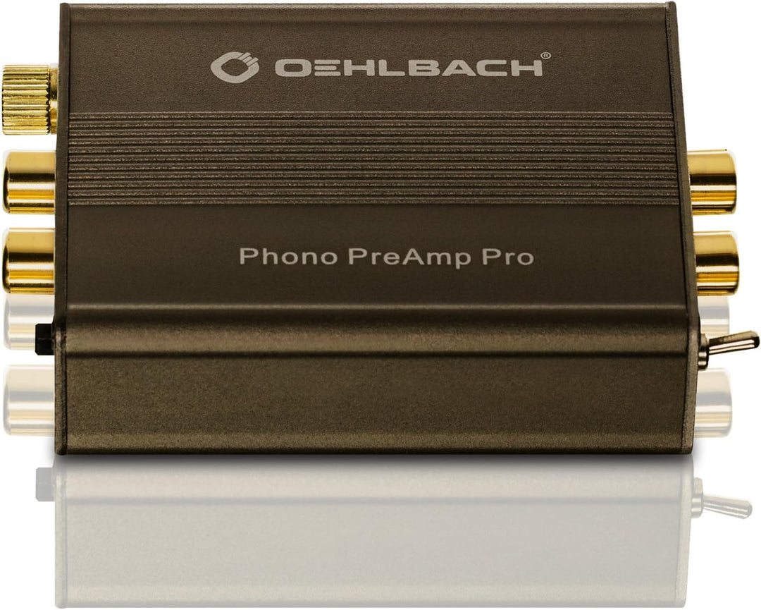 Oehlbach Phono PreAmp Pro - Phono-Vorverstärker - für Plattenspieler mit MM- oder MC-Tonabnehmer, ko