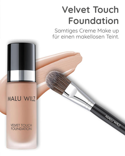 Malu Wilz Velvet Touch Foundation Cinnamon Beauty 30ml I Skincare Creme Make up für makellosen Teint