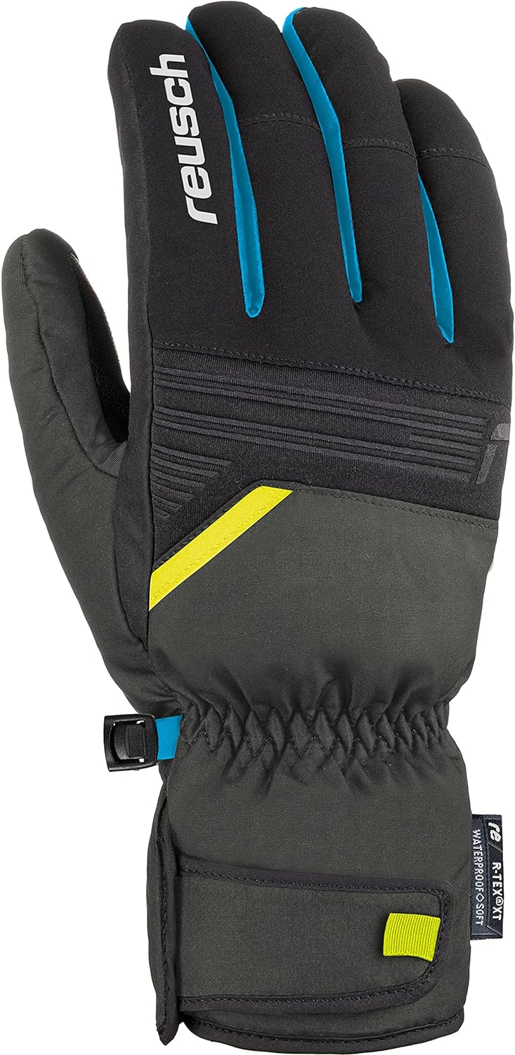Reusch Herren Bradley R-tex Warmer grau / gelb 10.5, grau / gelb 10.5
