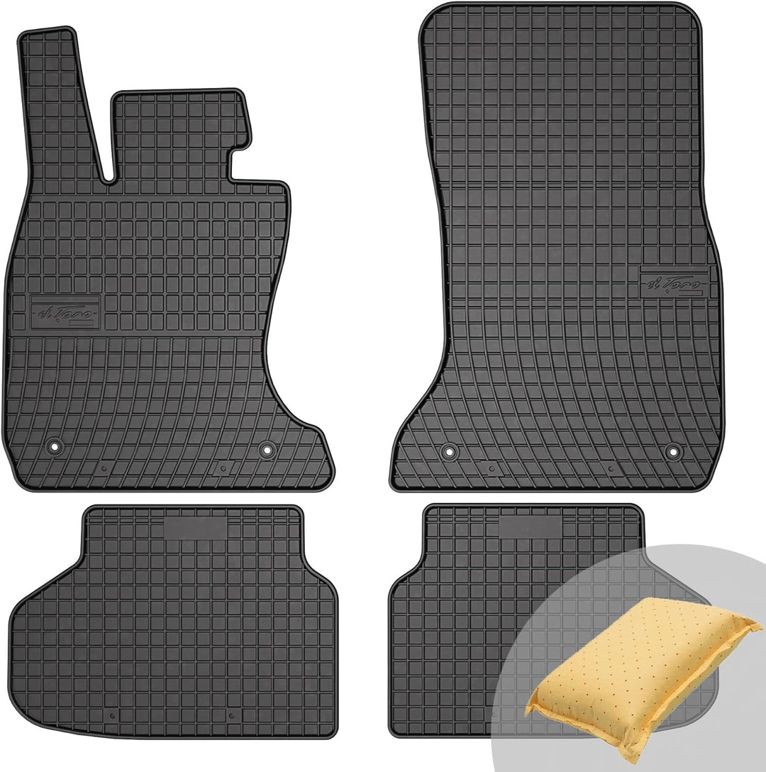 FROGUM EL Toro Gummimatten Ganzjähriges-Set von Autofussmatte Auto Fussmatten für BMW 7er F01 2008-2