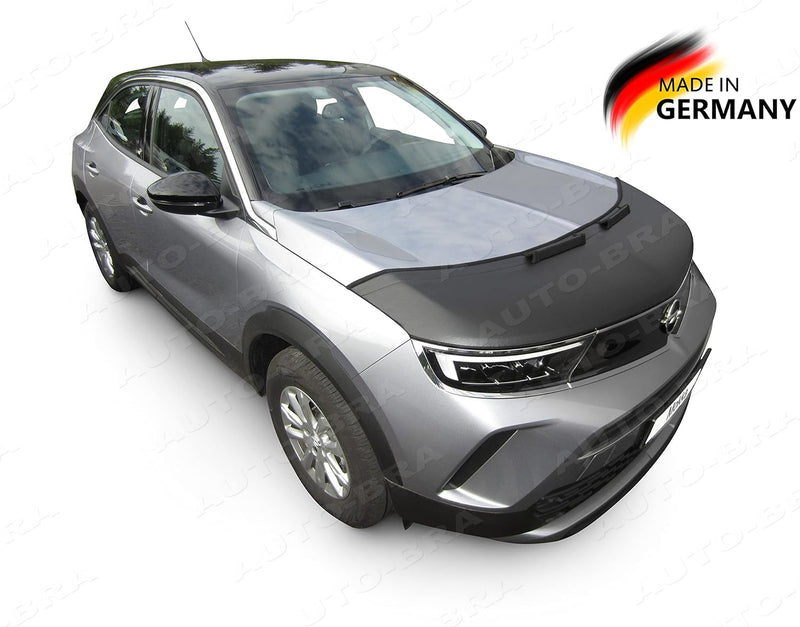 AB3-00632 Carbon Optik AUTO-BRA kompatibel mit Opel Mokka X Bj. ab 2020 Haubenbra Steinschlagschutz