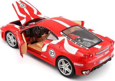 Bburago 26009 - Modellauto 1:24 Ferrari F430 Fiorano, rot, Fahrzeuge