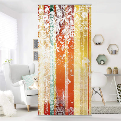 Bilderwelten Raumteiler Streaky I 250x120cm inkl. transparenter Halterung 250x120cm incl. transparen