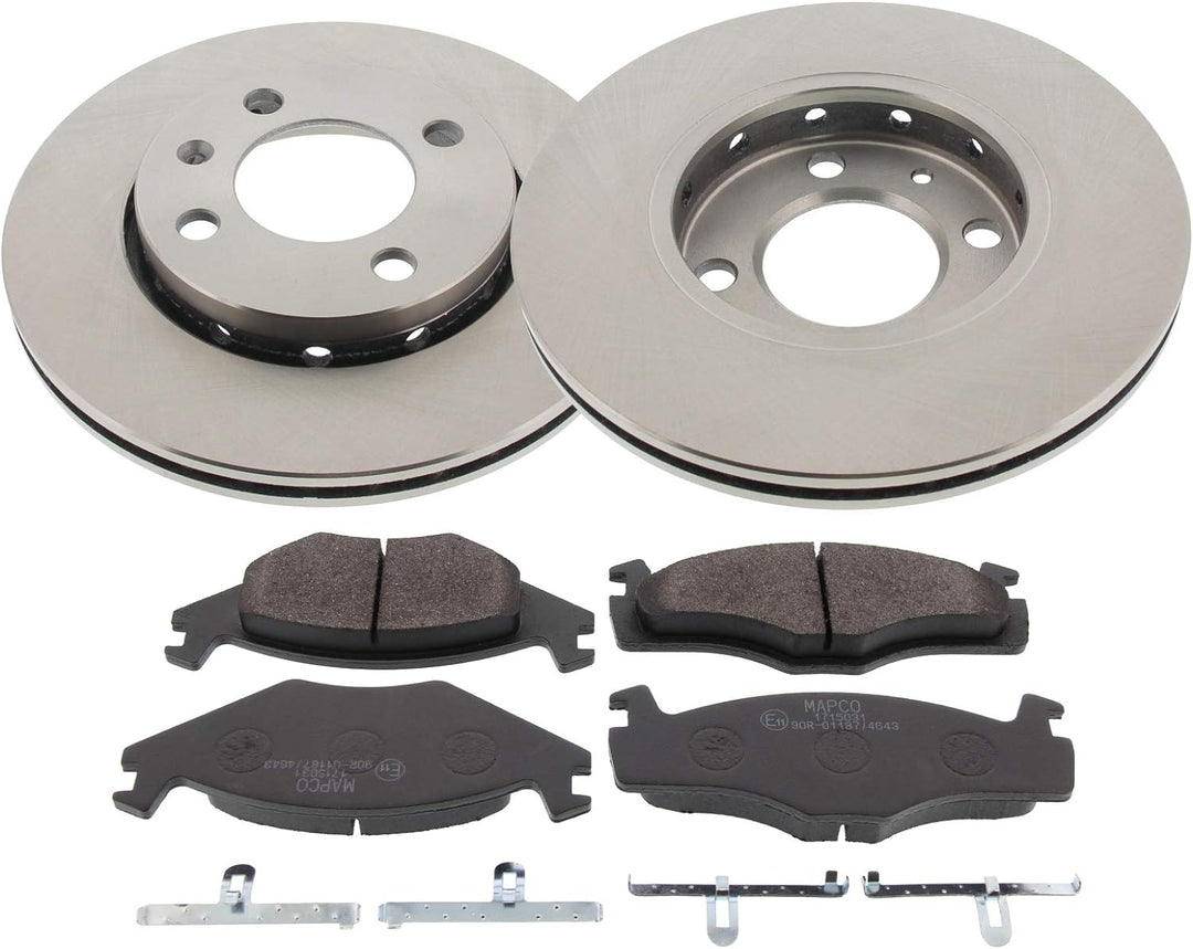 MAPCO 47925 Bremsensatz vorne belüftet 239 mm VW Polo 6N1 6N2 Polo Classic