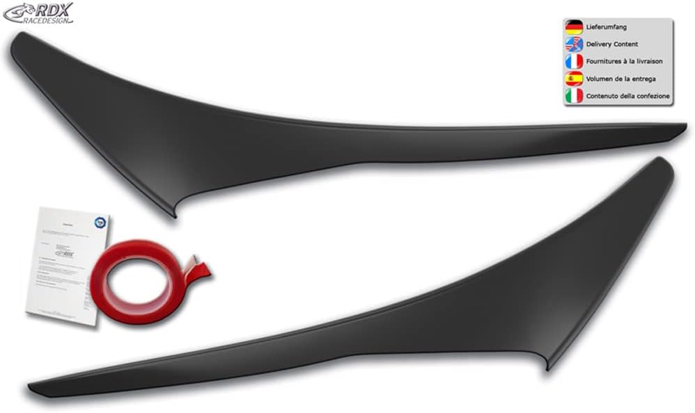 Scheinwerferblenden kompatibel mit Opel Astra K HB 5-türer/Sportstourer 2015-2021 (ABS)