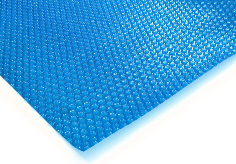 Zelsius Solarfolie, eckig | 6 x 4 m | blau | 400µ | Noppenfolie, schwimmend | Poolabdeckung, Solar F