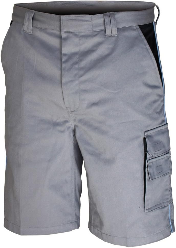 Carson Contrast Arbeitsshorts, 1 Stück, 62, grau/schwarz, CC709S.GS 62 Grau / Schwarz, 62 Grau / Sch
