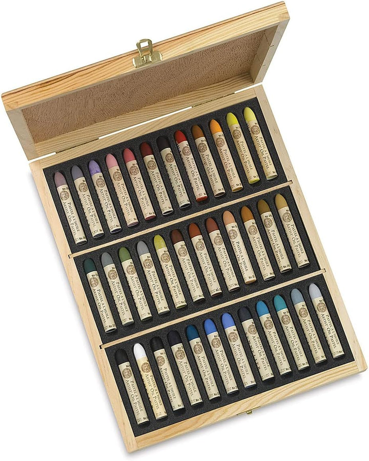 Sennelier Oil Pastel 36 Plein Air Wood Box by