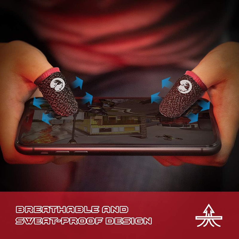 GameSir Talons Mobile Game Controller Fingerhülsen-Sets [1 Pack], Anti-Schweiss atmungsaktiv, voller