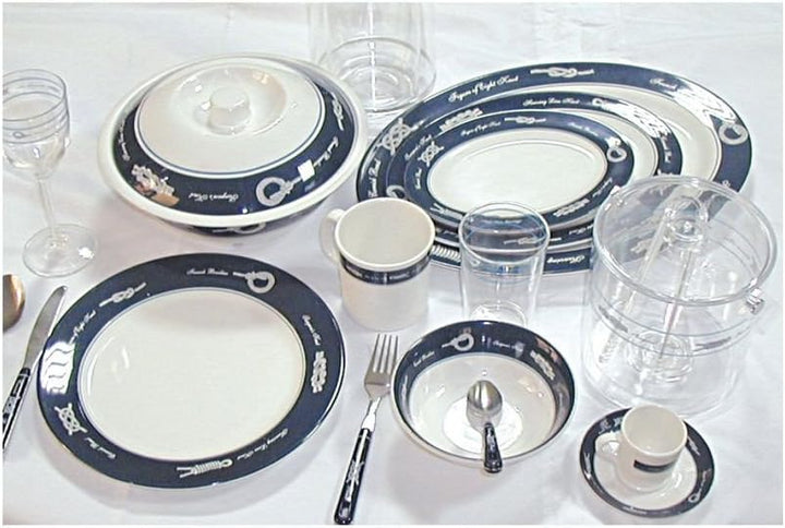 Kaffee und Tafelset Exclusive 17 teilig Melamin