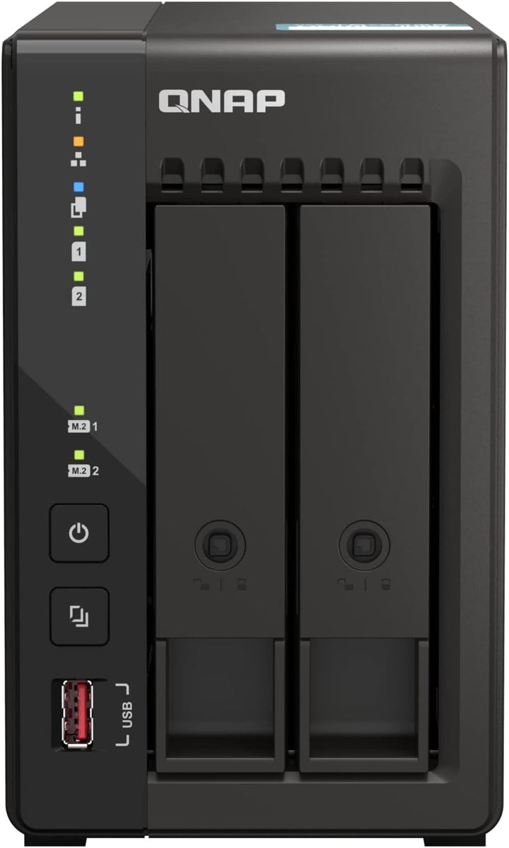 QNAP TS-253E-8G NAS System 2-Bay Enclosure Gehäuse, Enclosure Gehäuse