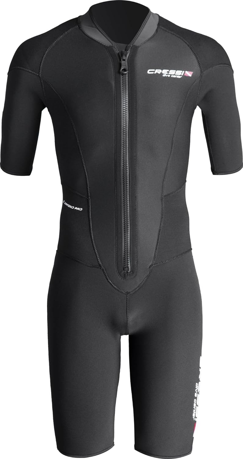 Cressi Endurance Man Shorty Wetsuit 3mm - Neopren Shorty 3mm Für Männer Taucher Und Schnorchler, Sch