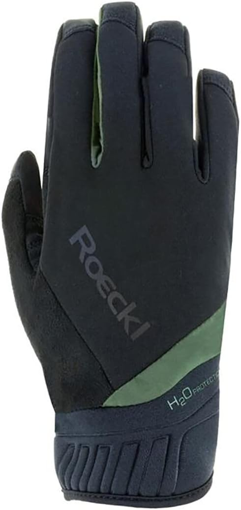 Roeckl Ranten Winter Fahrrad Handschuhe lang schwarz/grün 2023 6, 6
