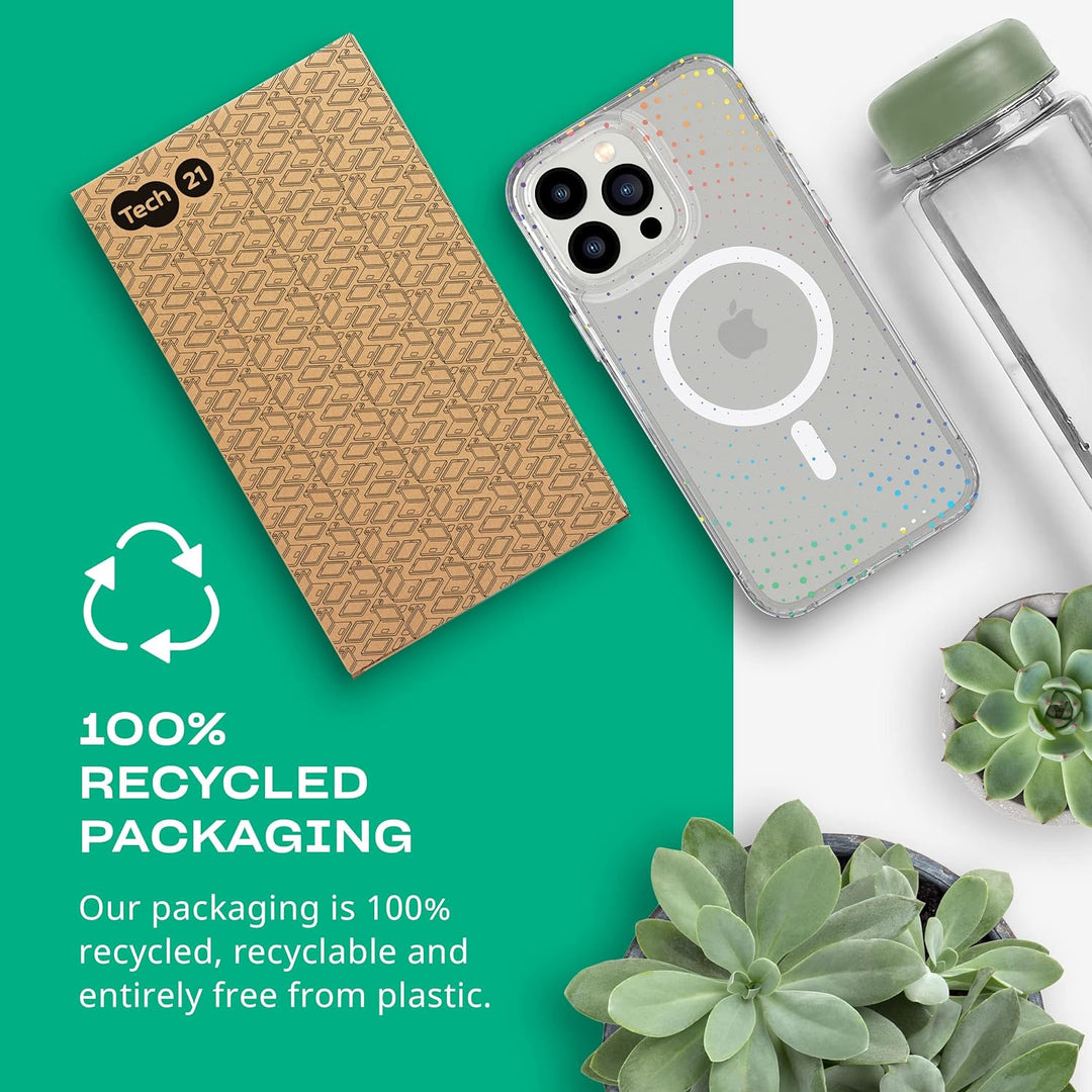 tech21 iPhone 14 Pro Max Evo Sparkle kompatibel mit MagSafe® - Glitzernde & Kratzfeste Handyhülle mi