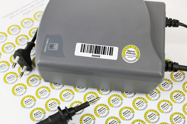 Fluxxx 560 Stk Prüfplaketten "Nächster Prüftermin", 20 mm Ø, Prüfetiketten nach DGUV V3, 2024-2029,