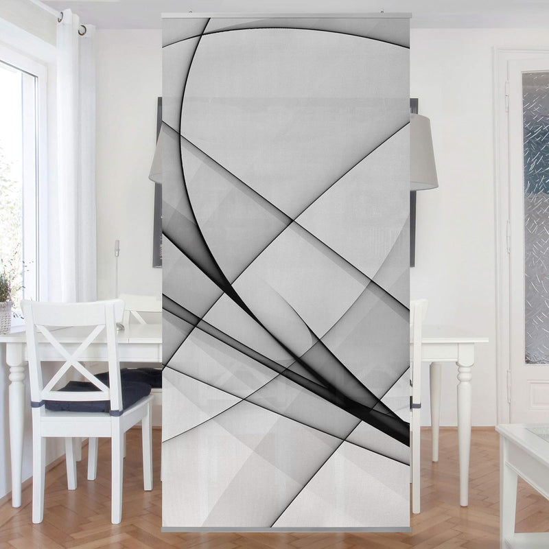 Raumteiler Winter Shapes 250x120cm ohne Halterung 250x120cm without hanger, 250x120cm without hanger