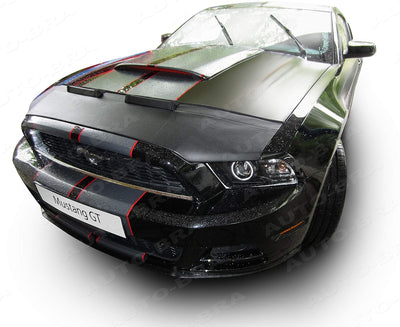 AB3-00412 CARBON OPTIK BRA kompatibel mit Ford Mustang GT GT500 Bj. 2010-2014 Haubenbra Steinschlags