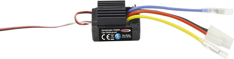 JAMARA 081449 - Speedregler CR40EP Lipo WaterproofBürste, Verschiedene Spielwaren