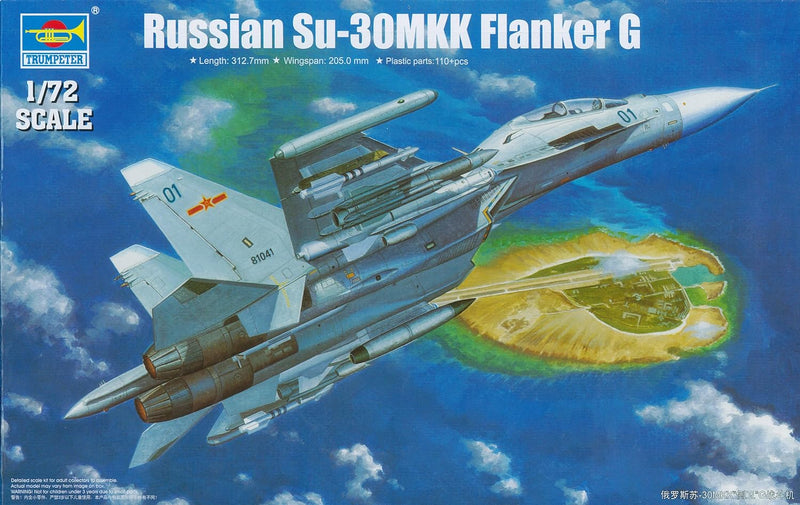 Trumpeter 01659 Modellbausatz Russian Su-30MKK Flanker G Fighter