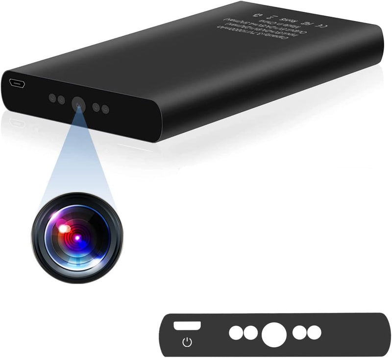 Überwachungskamera, HD 1080P 10000mAh tragbare Mini Sicherheits Powerbank Kamera mit Bewegungserkenn