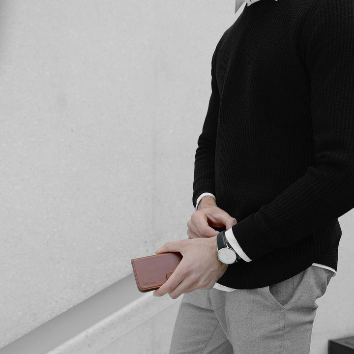BULLAZO Menor Classic – kompatibel mit iPhone 11 Pro 5,8" Case Handy Schutzhülle aus hochwertigem Le