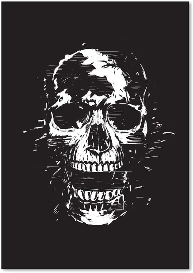 Feeby. Wandbilder - 1 Teilig- 50x70 cm - Bilder Kunstdrucke Deko Panel, Scream - Balázs Solti, SCHÄD