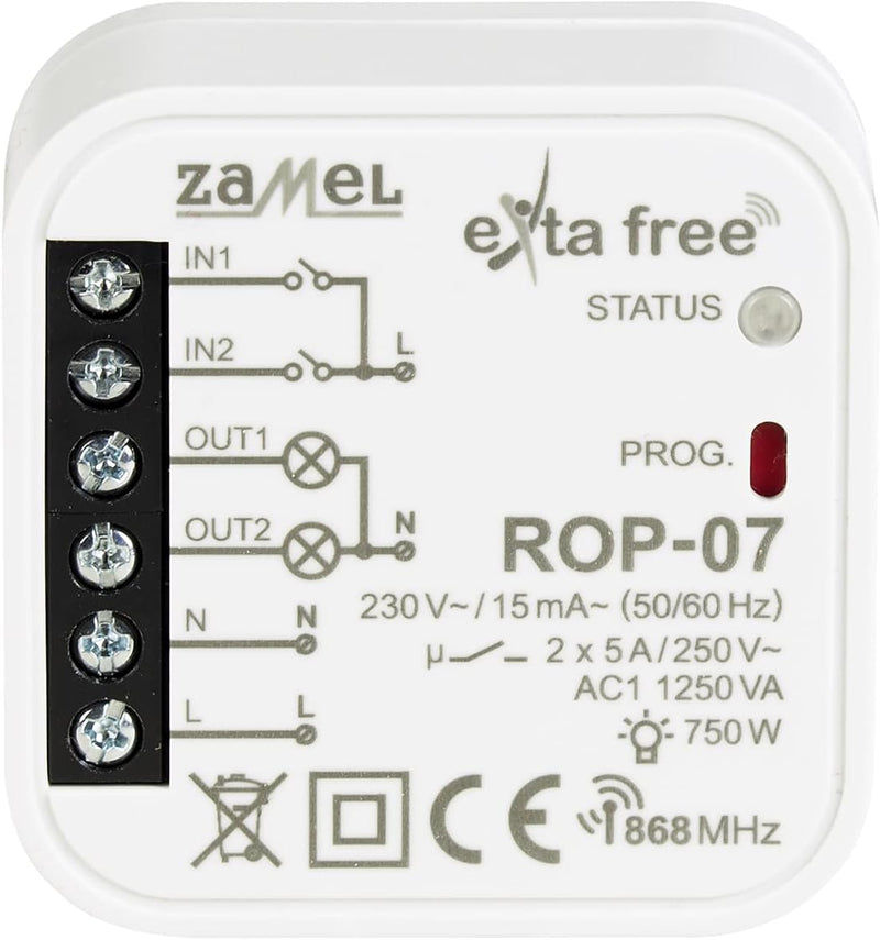 Zamel EXF10000104 ROP-07 Kabellose Steuerung